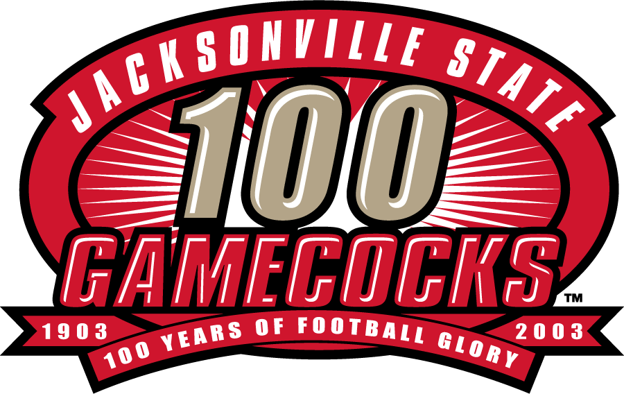 Jacksonville State Gamecocks 2003 Anniversary Logo DIY iron on transfer (heat transfer)